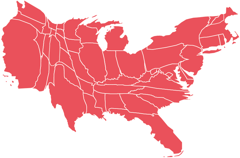 Gastner-Newman cartogram