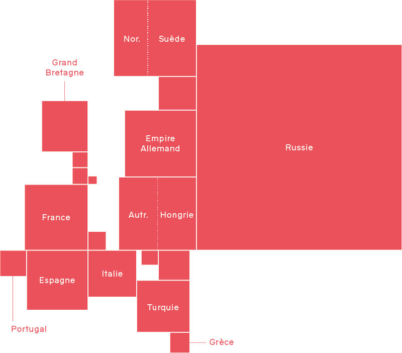 Levasseur cartogram